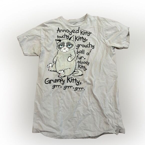 Funny Grumpy Cat Tshirt - Picture 1 of 3